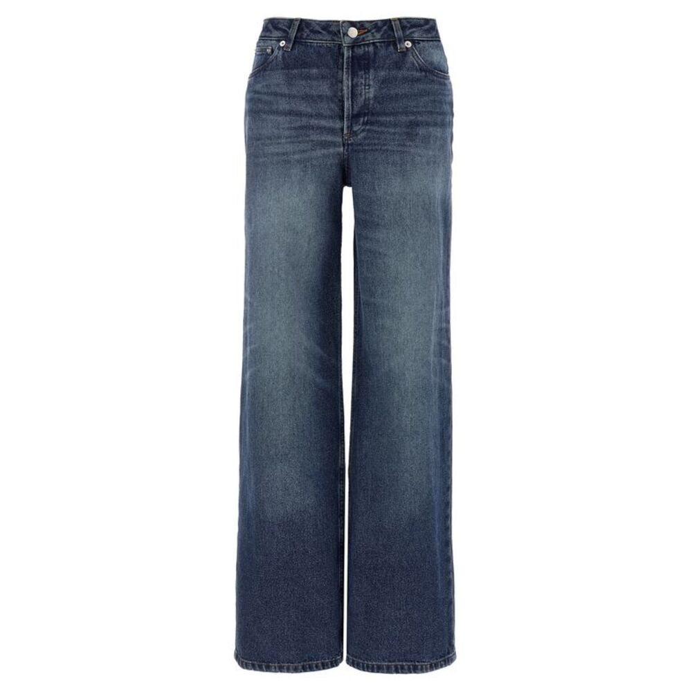 A.P.C. Blue Cotton Jeans Women's Denim